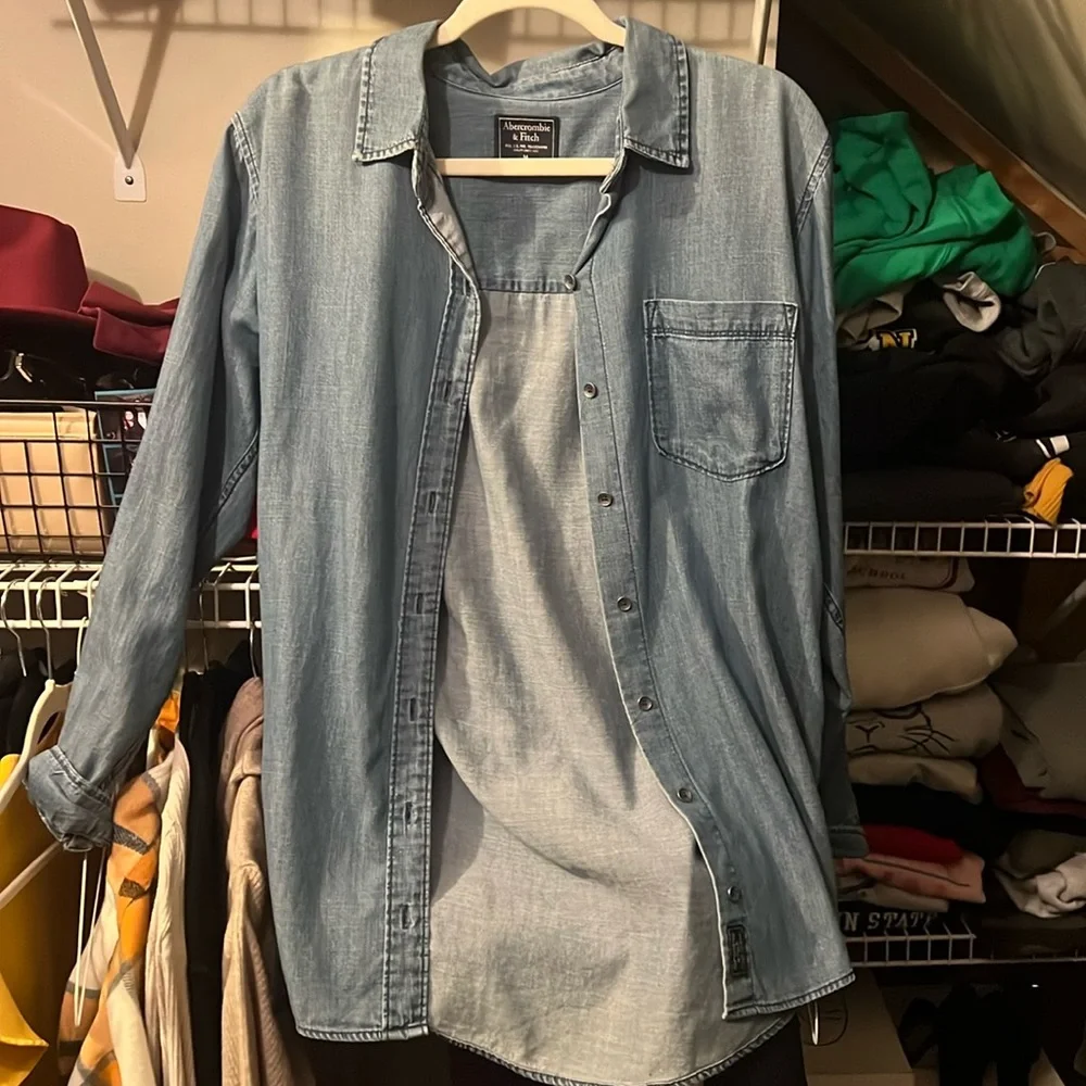 Denim blouse - Picture 1 of 2